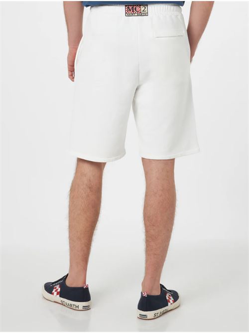 raw cut cotton fleece short MC2 SAINT BARTH | RANDLE-00049HSB 01N EMB